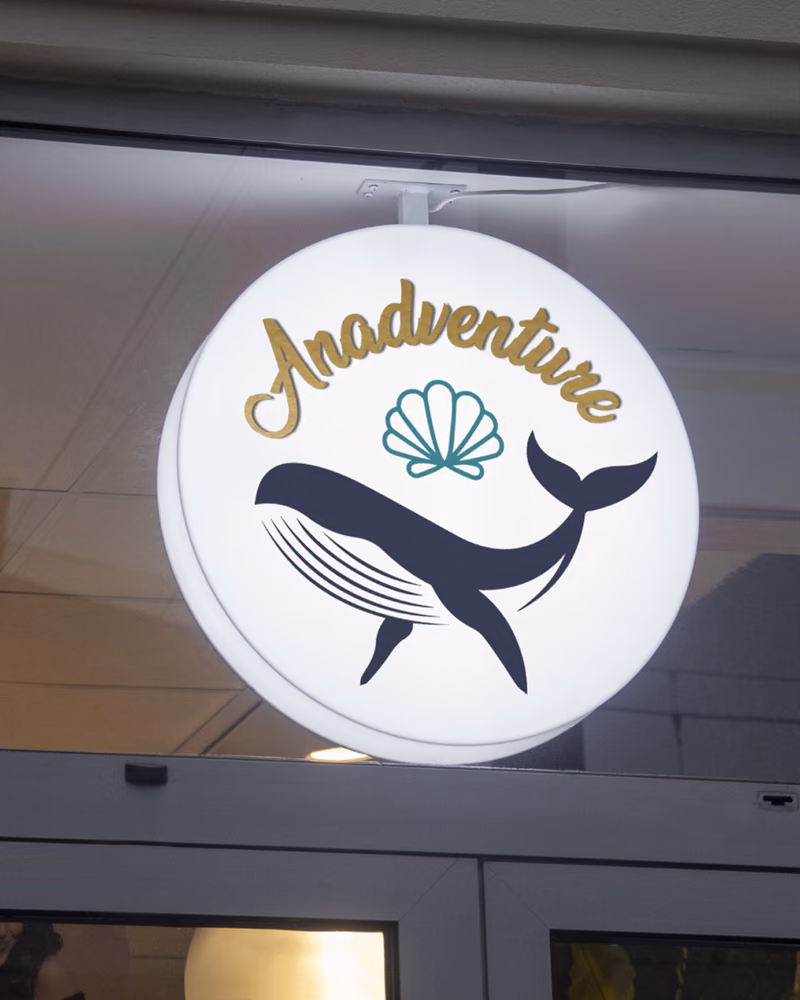 Enseigne lumineuse Anadventure